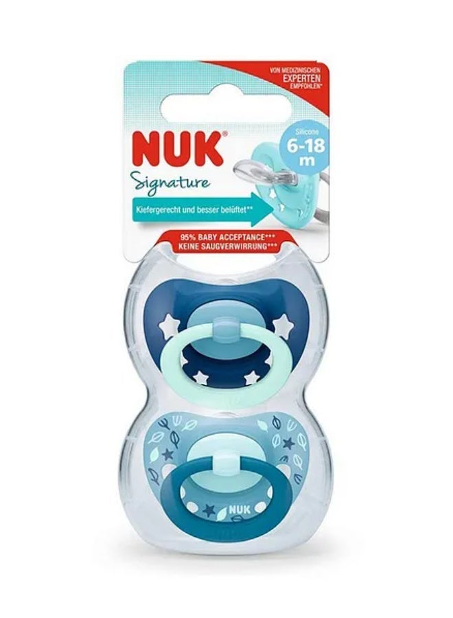 NUK لهاية سيليكون مميزة 6-18 شهر - Image 1